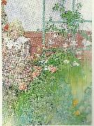 Carl Larsson stott- flicka vid spalier china oil painting artist
